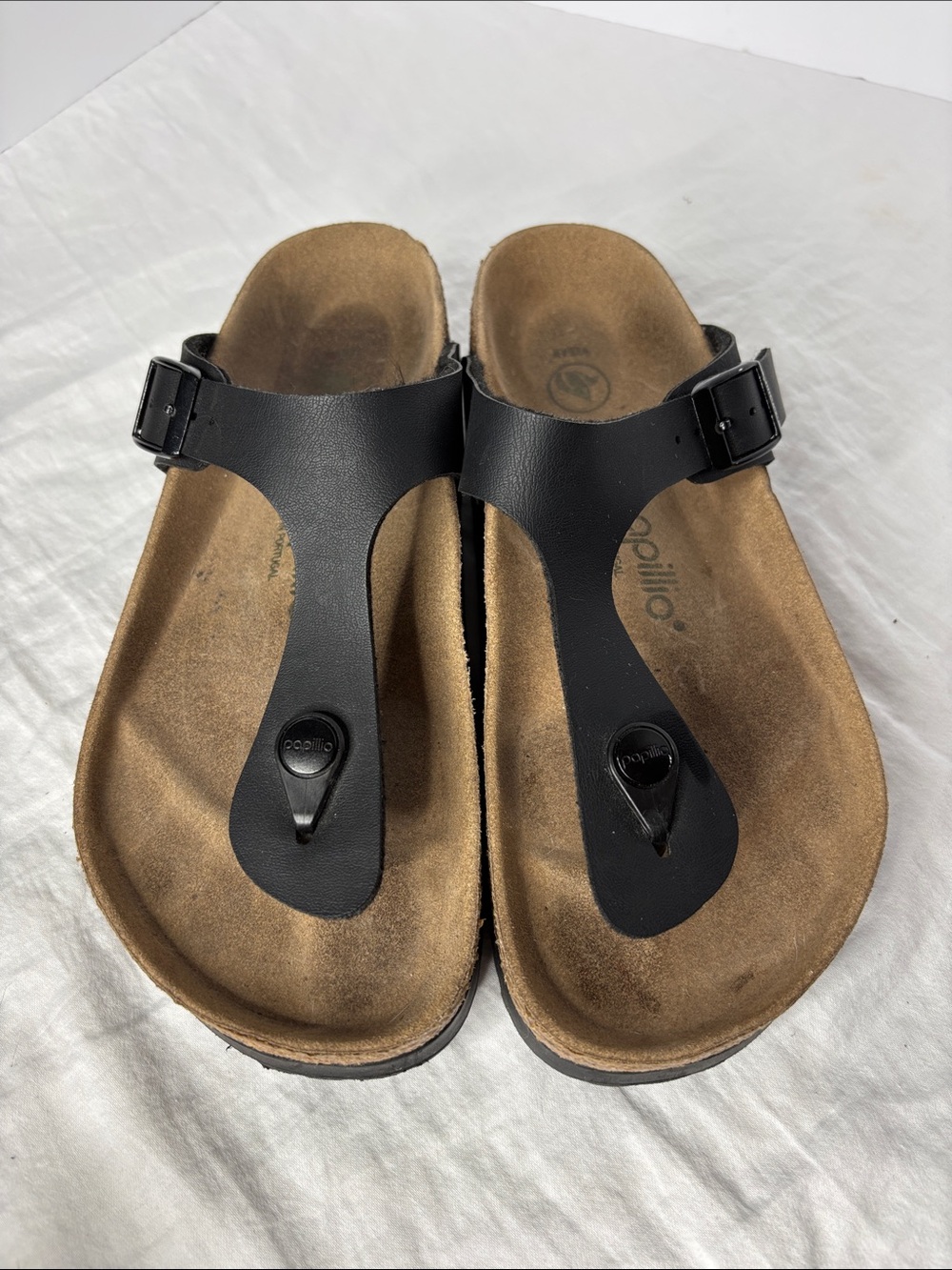 Papillo Sandals Black Size 37. - Picture 8 of 8